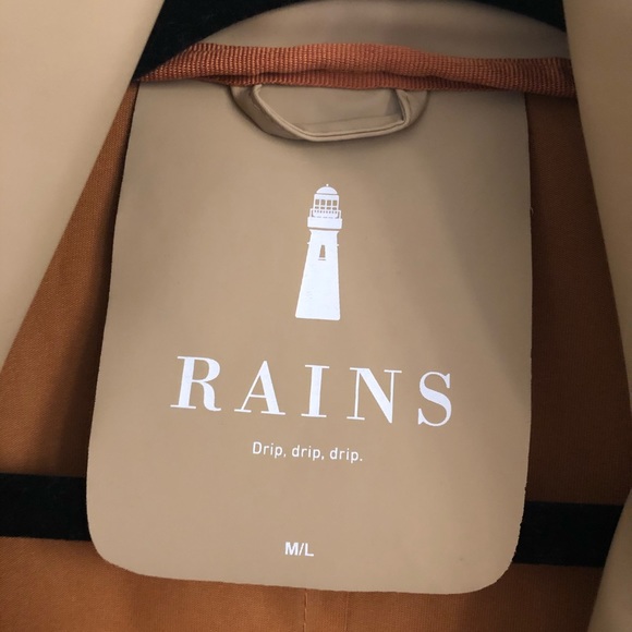 Rains khaki trench raincoat - Picture 2 of 7